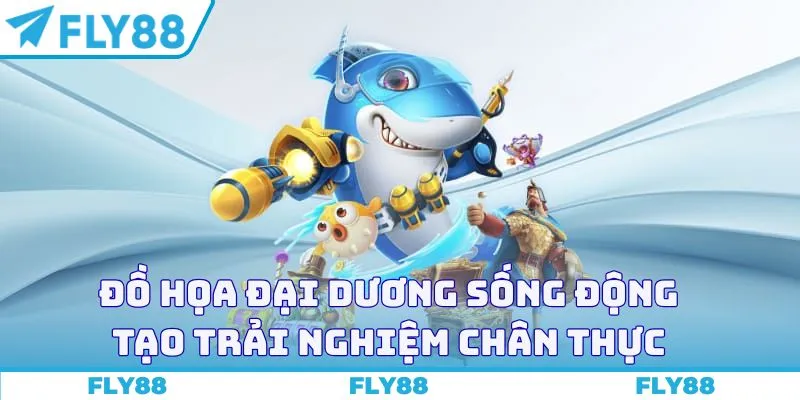 Đồ họa đại dương sống động tạo trải nghiệm chân thực