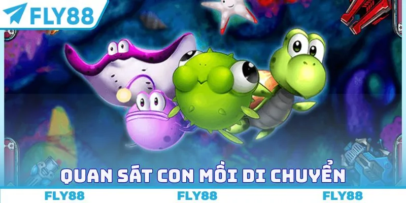 Quan sát con mồi di chuyển